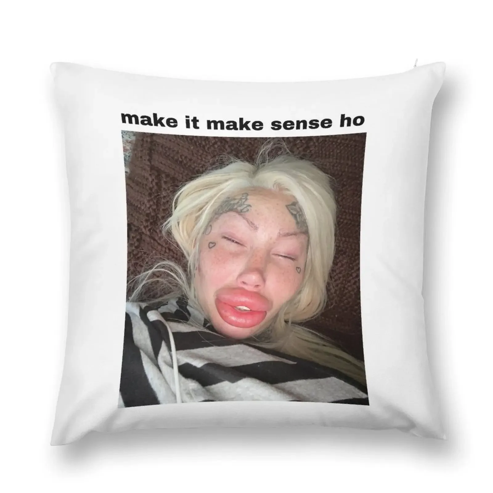 

Make it make sense Throw Pillow Throw Pillow Covers Ornamental Pillow Christmas