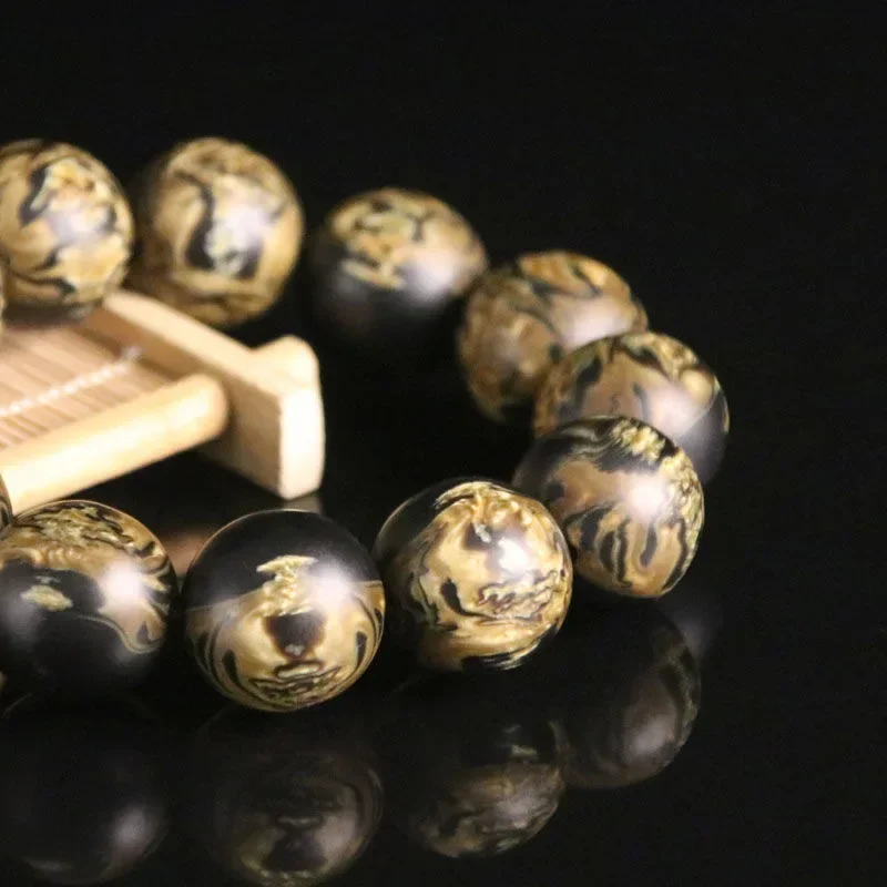 Natural Ambergris Hand Carved Buddha Pearl Jade Bracelet Fashion Boutique Jewelry Men's and Women's Bracelet Gift Wholesale