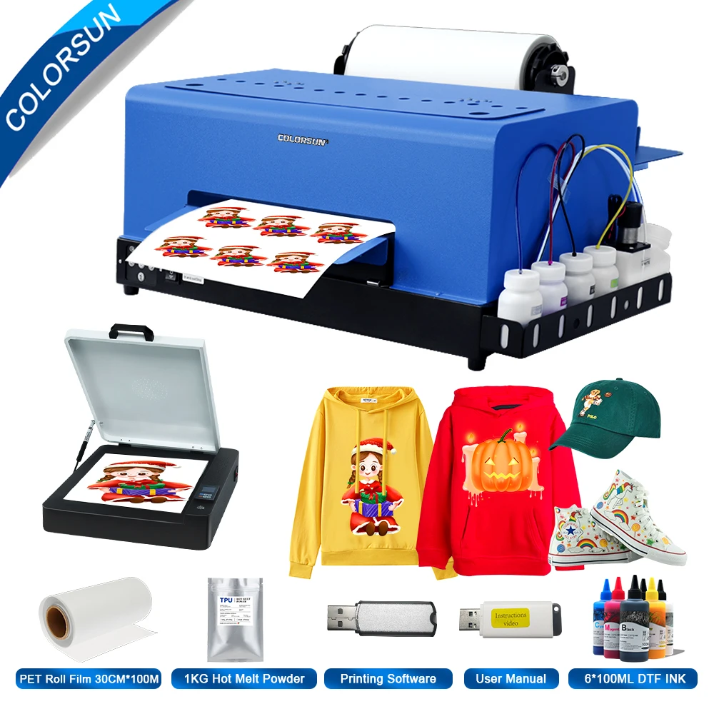 

Colorsun A3 DTF Printer For Epson L805 Transfer Printing machine dtf impresora A3 DTF Printer For T-shirt All Fabric