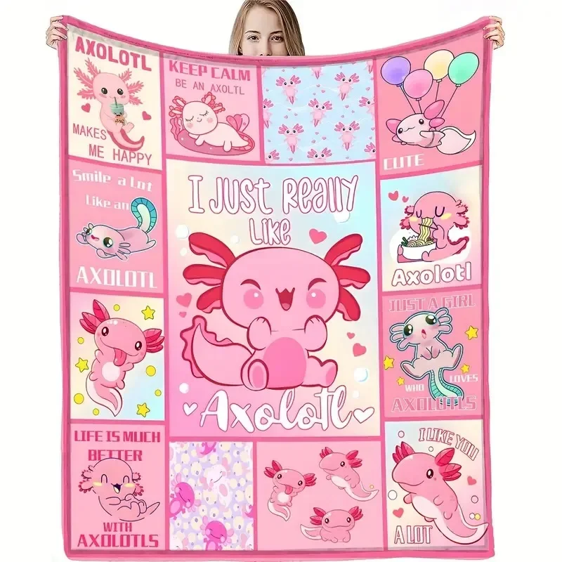 Axolotl Women's Gift Birthday Theme Blanket Other Materials Perfect Gift For Kids