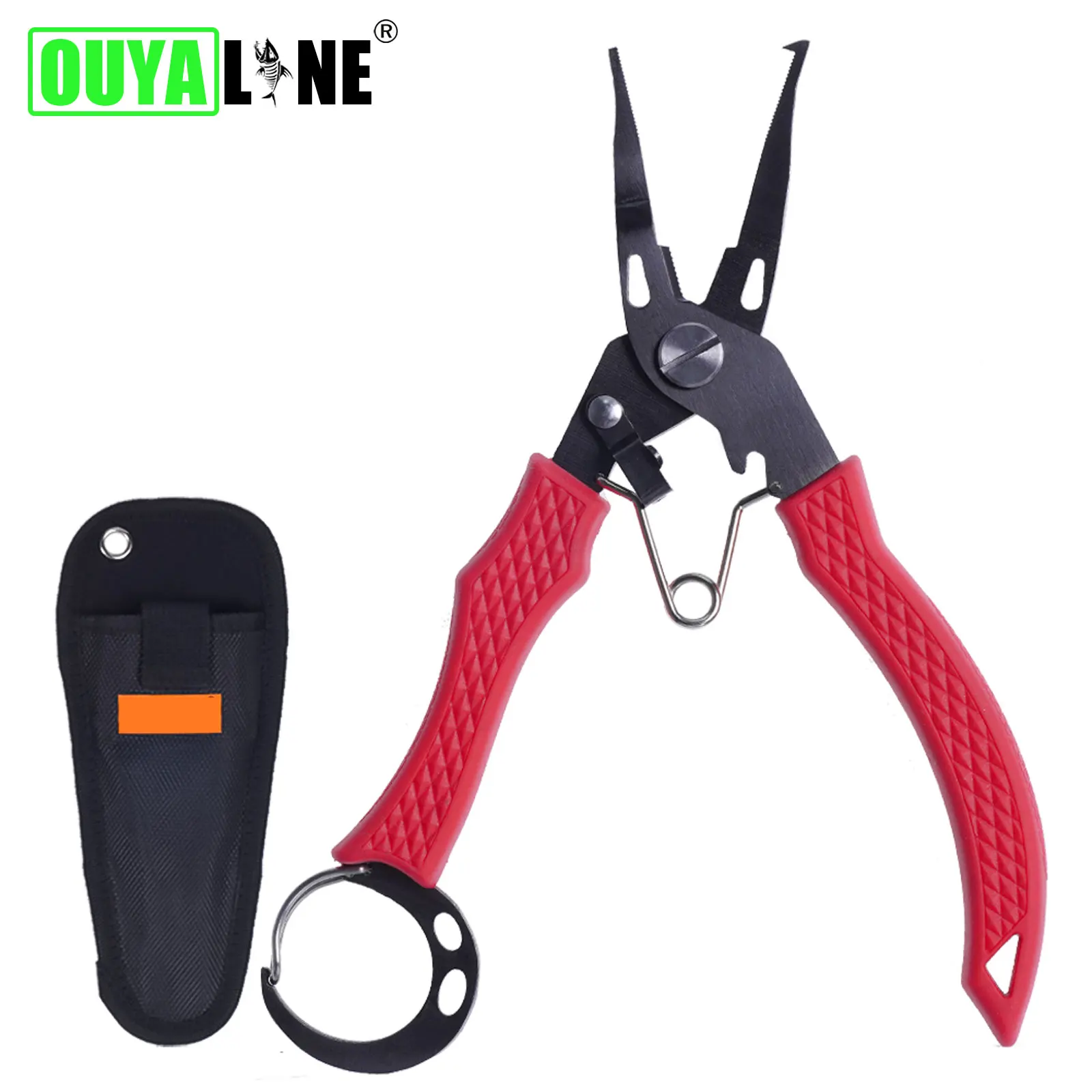 

420 Stainless Steel Fishing Pliers Scissor Line Cutter Split Ring Hook Remover Multifunctional Outdoor Fishing Tools Accessories