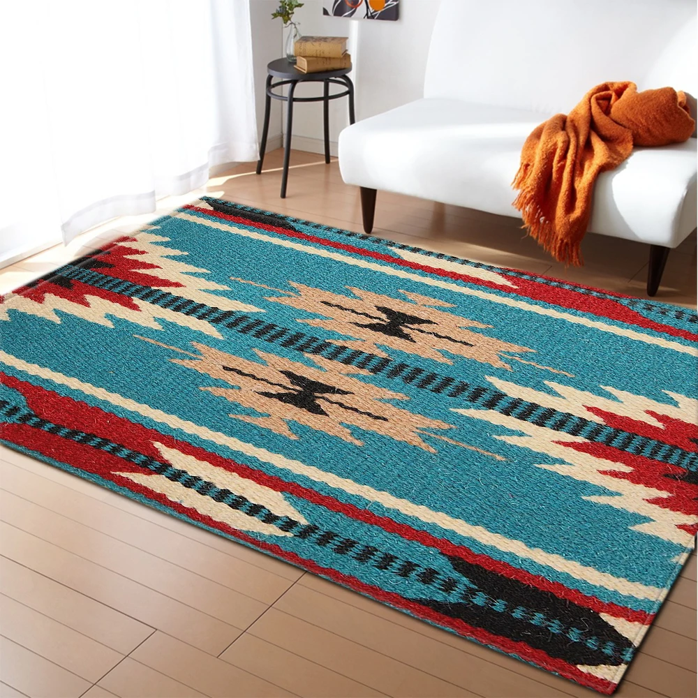 Home Persian Style Area Rug High Abstract Flower Art Carpets for Living Room Bedroom Anti-Slip Floor Mat Kitchen Tapetes De Sala