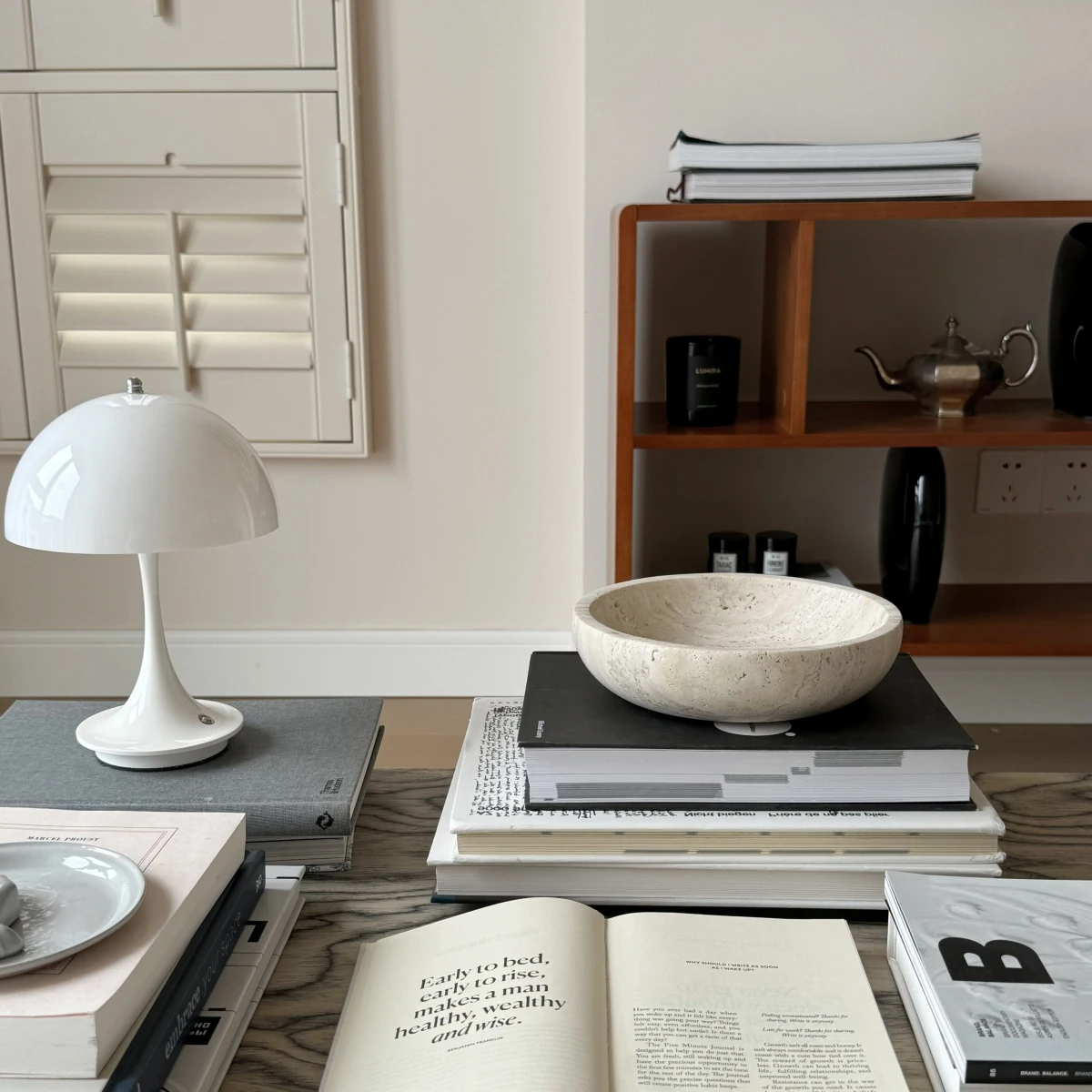 وعاء رخامي مزخرف كبير، 7.87 بوصة، وعاء مستدير من الحجر الطبيعي لديكور المنزل، الفاكهة، المكسرات، صينية المجوهرات، وعاء تقديم الصابون