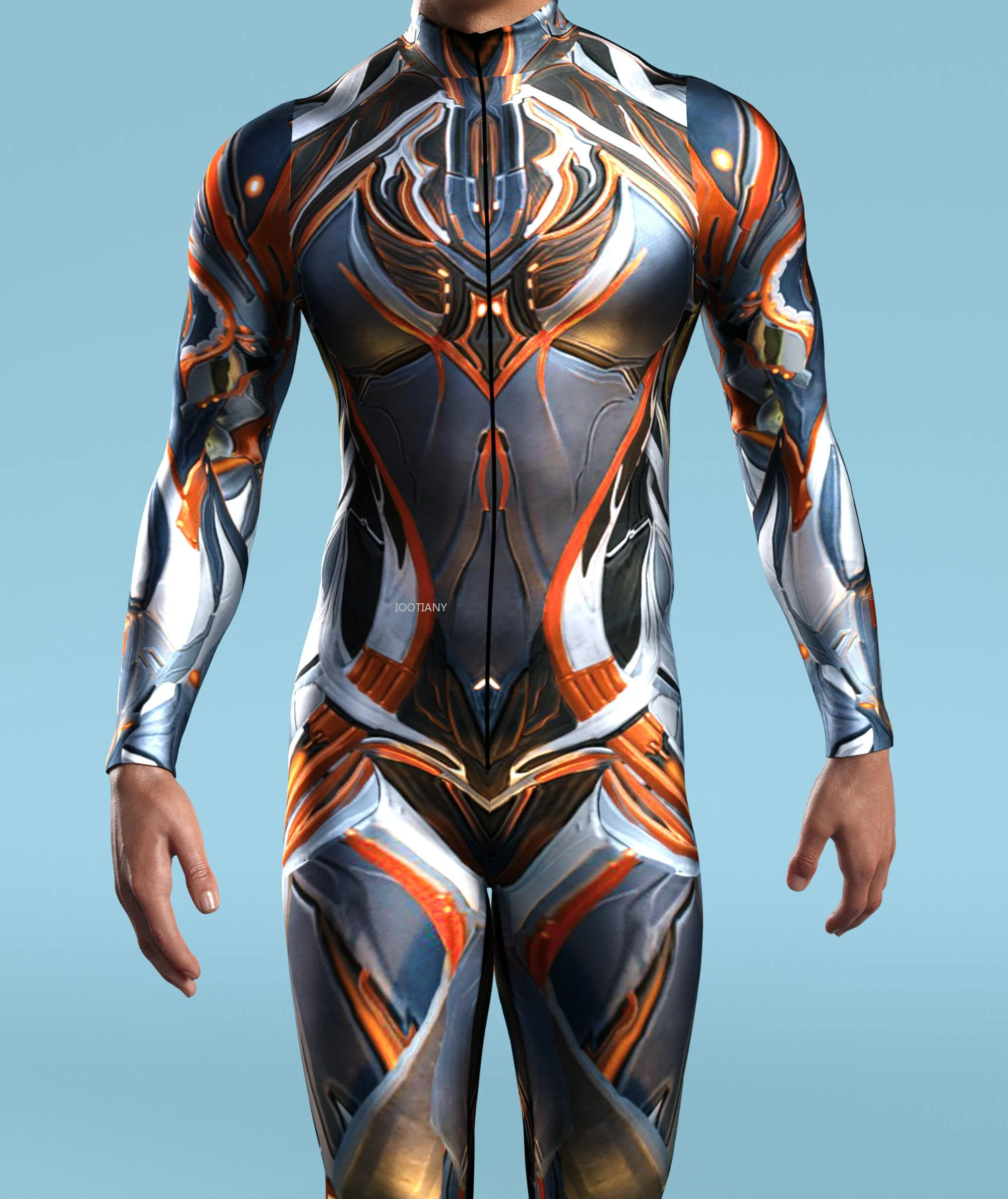 

CosplayAdult Men Zipper Catsuit Machine 3d Printed Jumpsuit Game Party Zentai Suit Male Cosplay Bodysuit Rave Festival Robot Cos