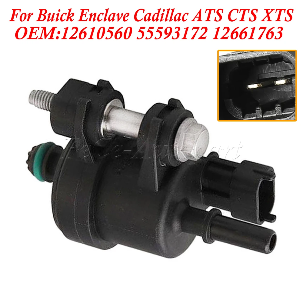 Il nuovo solenoide della valvola di spurgo del contenitore del vapore dell'automobile misura per i modelli Cadillac GMC Chevrolet Buick 3.0L 3.6L V6 sostituisce 12690512 12610560