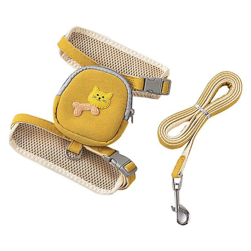 Cat Pulling Rope Anti Breaking Loose Vest-Style Chest Strap Adjustable Outdoor Special Cat Rope Cat Chain Cat Rope