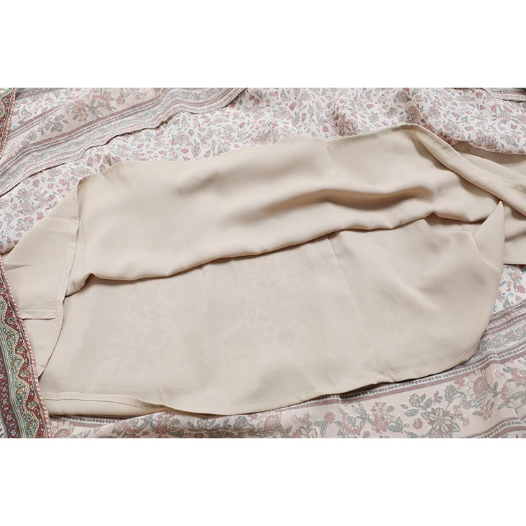 Ele Stampa floreale ort Sve Dr Papillon snellente estivo da donna Island Home Dr Fre Sle Gonna a trapezio Dr