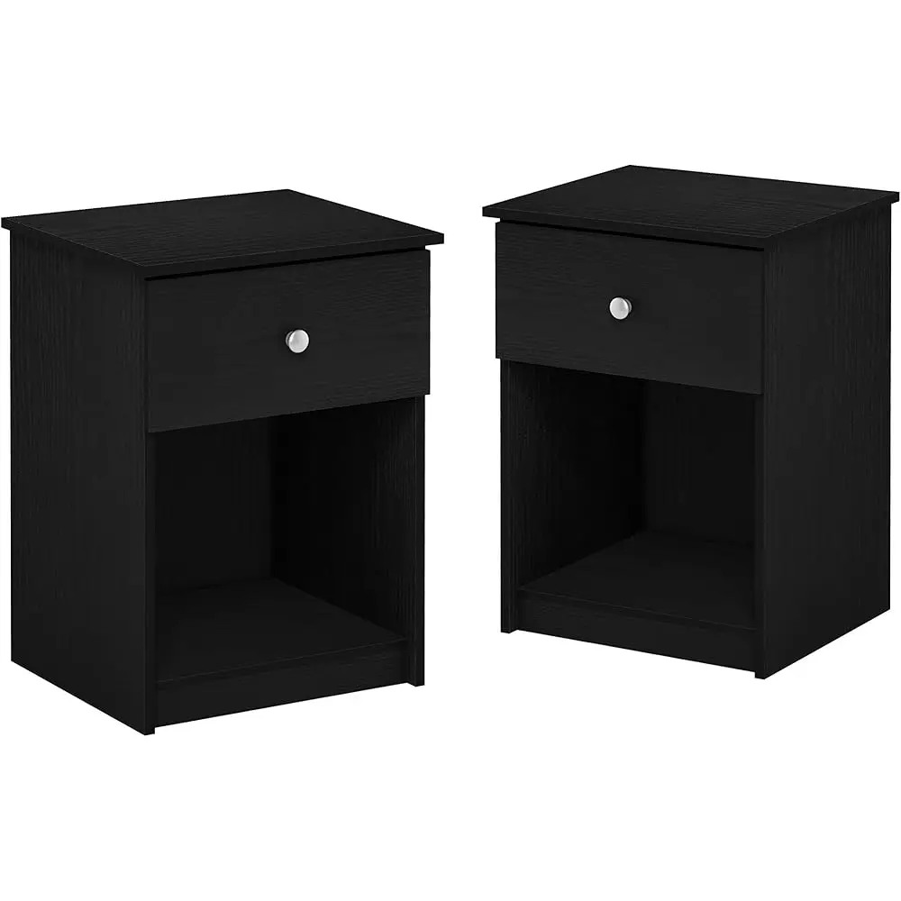 

Tidur Nightstand, Bla Oak, Americano, 2-Pack