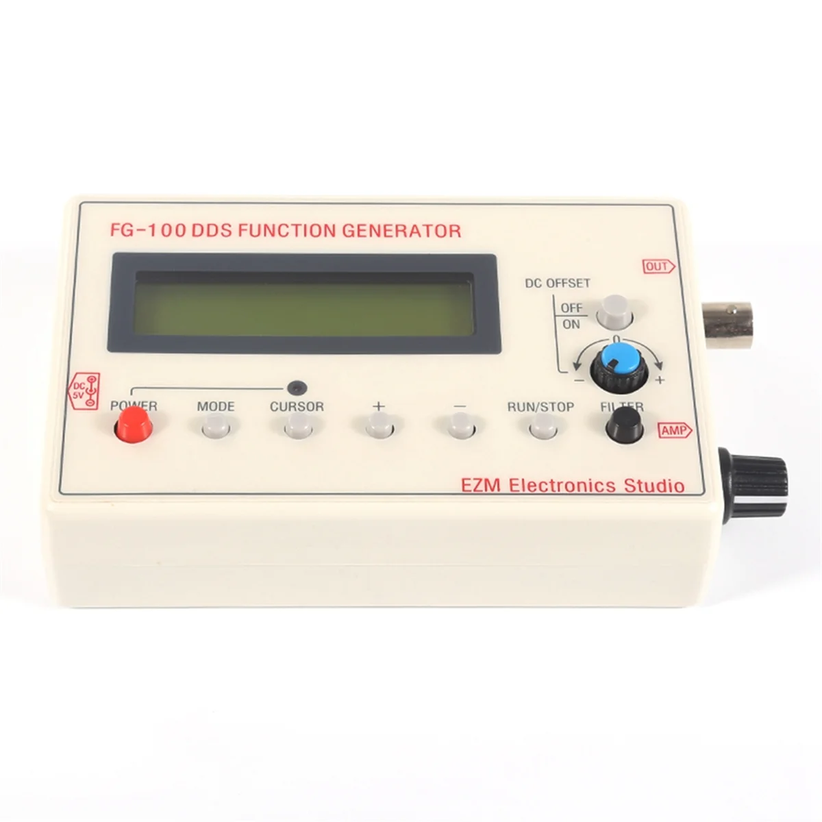 DDS Function Signal Generator Function Signal Generator FG-100 1HZ-500KHZ Multi-Functional Frequency Oscilloscope