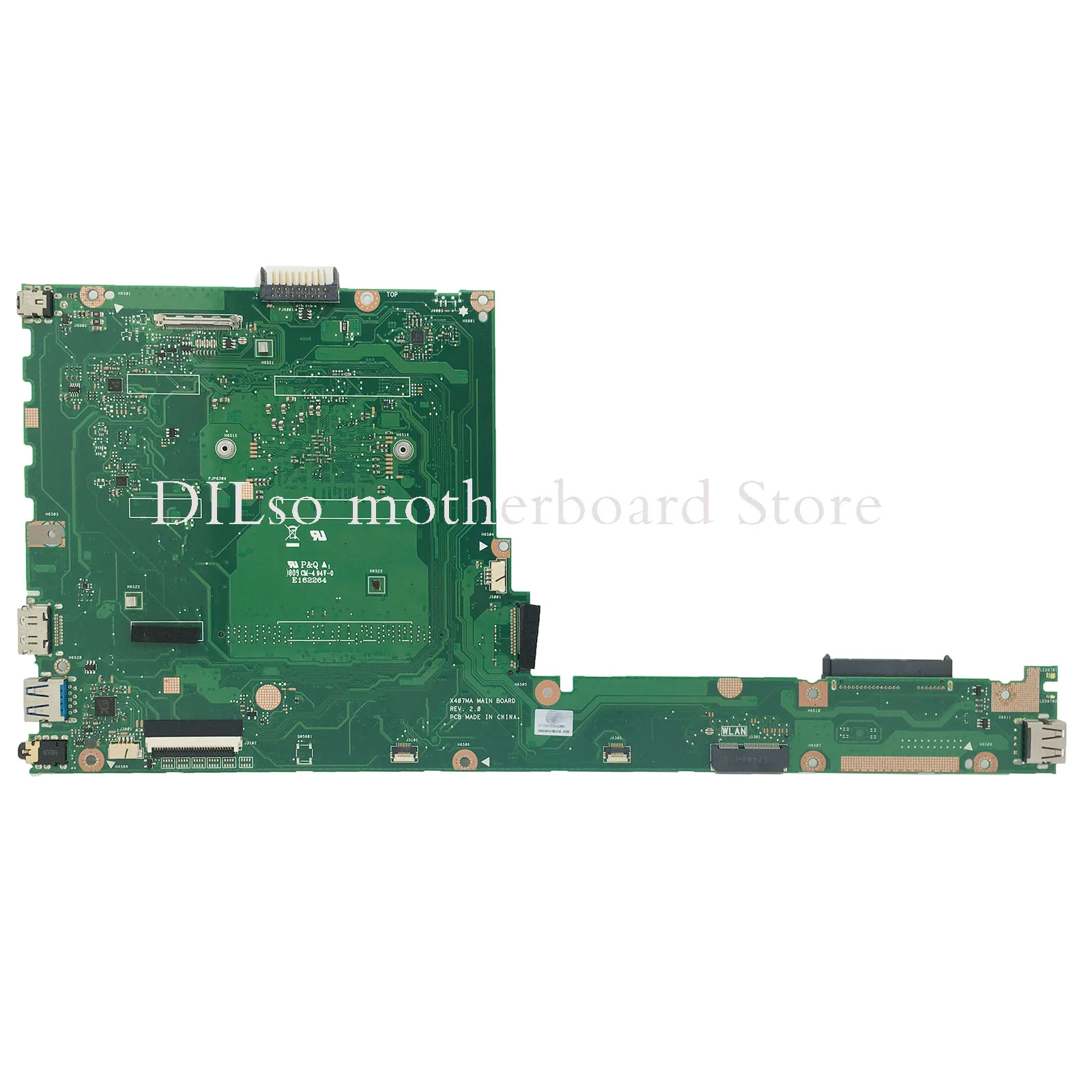 KEFU X407MA Mainboard For ASUS Asus VivoBook 14_ASUS X407MA X407M Laptop Motherboard W/Pentium N4100 N5000  DDR4 100% Working