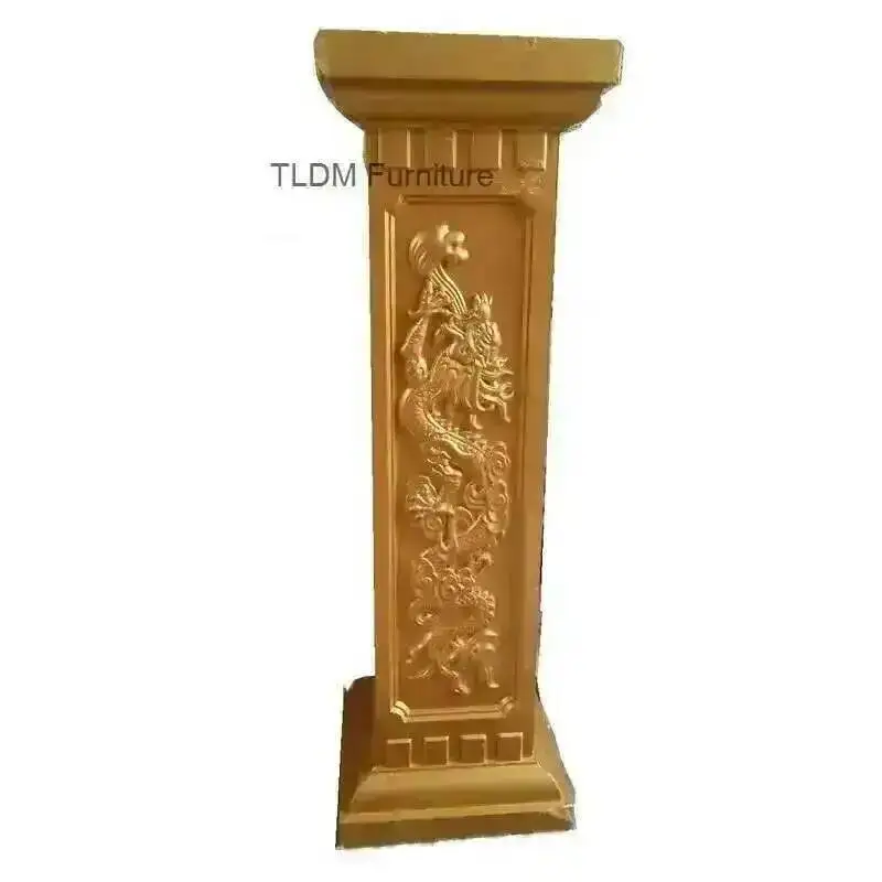 Guardrail Square Column Plastic Mold Spacer Balcony Column Roman Cement Railing Column Square Pier 78 High/88 High/97 High Small