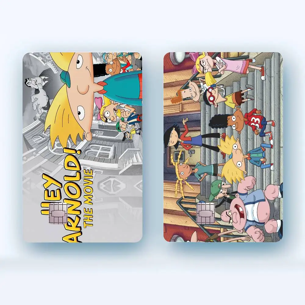 أنيمي يا A-arnolds الزخرفية فيلم مقاوم للماء غطاء الجلد ملصقات بطاقة الائتمان الخصم الأمامي حافلة البنك #4