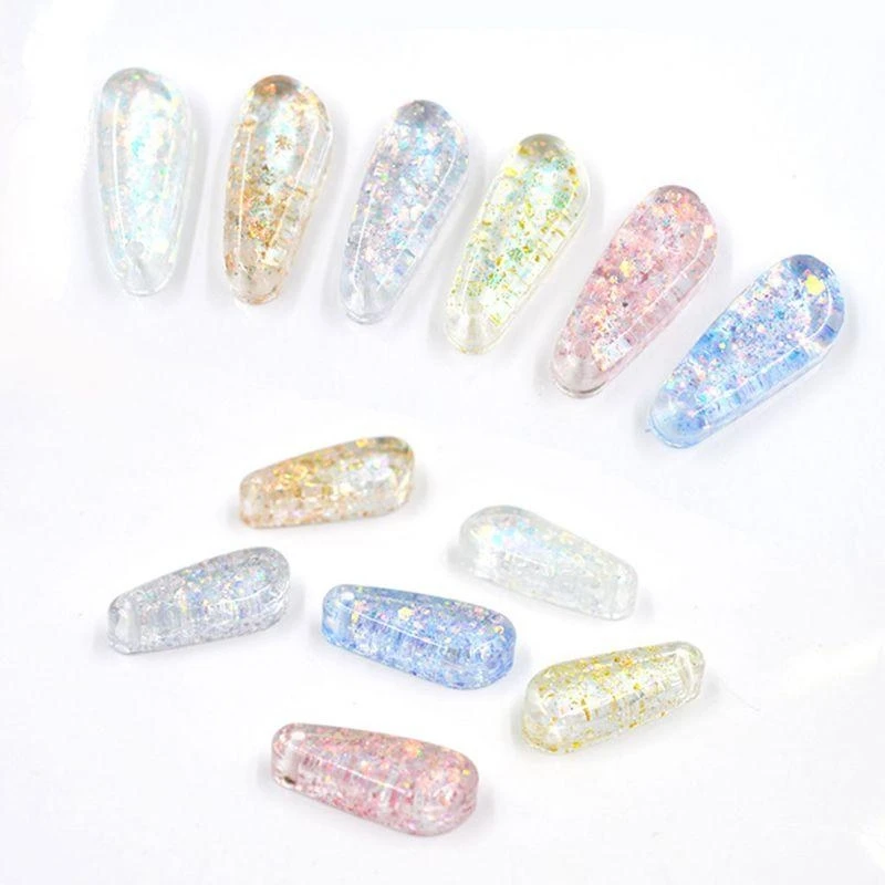 

91AC 18 Bottles Flash Glitter Powder UV Epoxy Resin Fillier Resin Shinning Filling