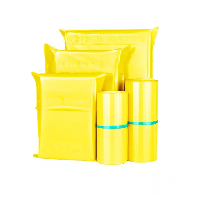 Sac de Courrier Jaune Vif Épais XR, 12 Fils, Fournitures pour Petites Entreprises, Emballage de Vêtements, Enveloppes Express, 10 Pièces/Paquet