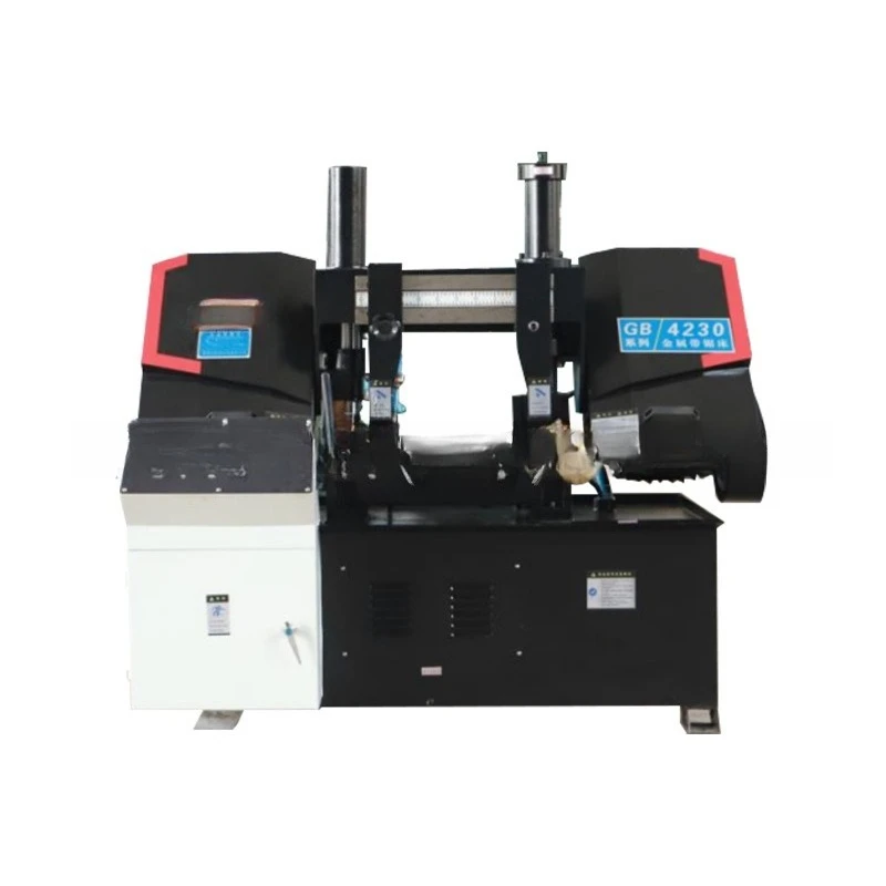 Automatic metal band sawing machine horizontal double column cutting steel