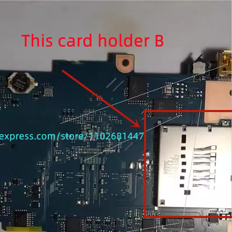 NEW For FUJI Fujifilm X-T2 XT2 SD Memory Card Reader Slot Holder Camera Repair Part Replacement Unit