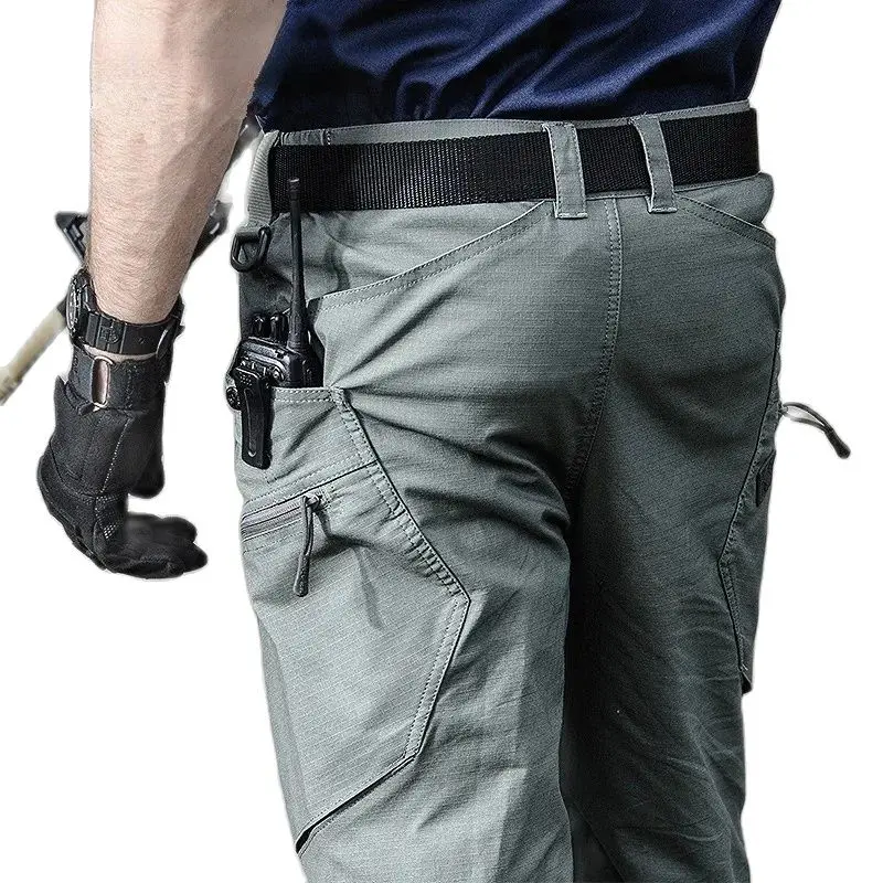 

New Tactical Pants Men's Slim Training Trousers Breathable Wear-resistant Windproof Outdoor Overalls Assault Pants Men Clothing