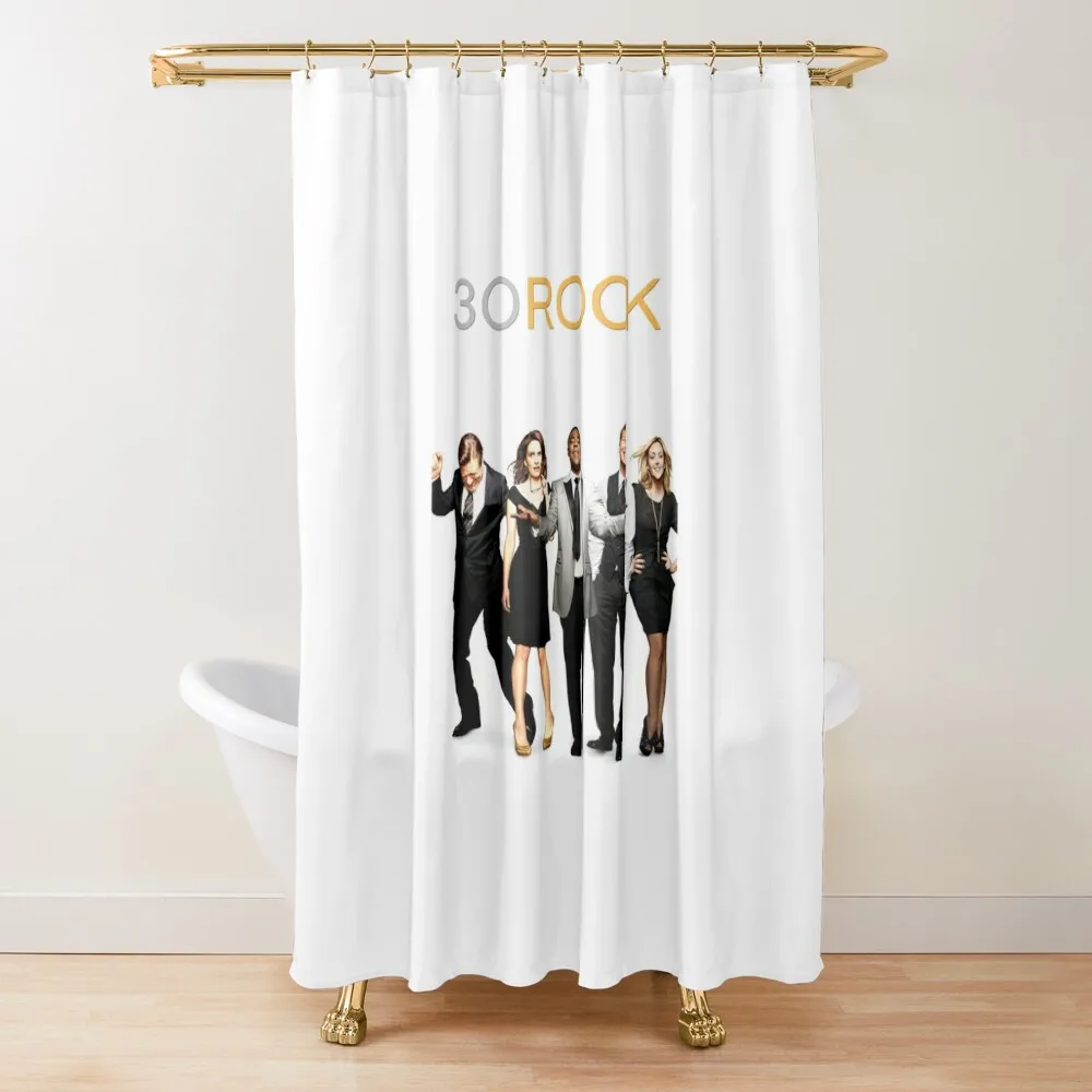 

30 Rock - Rockefeller Plaza Shower Curtain Bathroom Shower Set For Bathroom Bathroom Deco Curtain