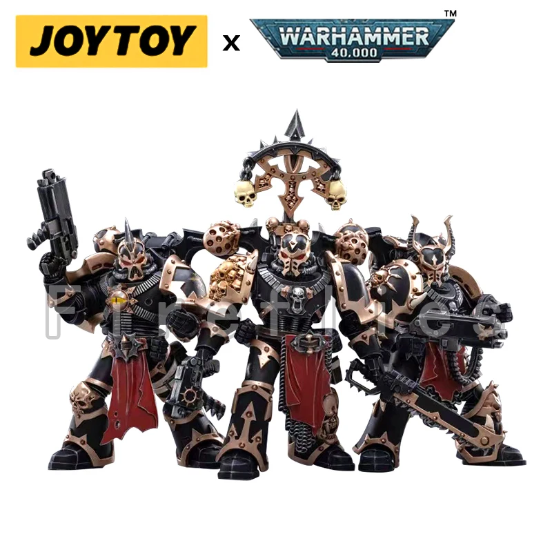 1/18 JOYTOY Action Figure (3PCS/SET) Chaos Black Legion Warband Anime Model Toy Free Shipping