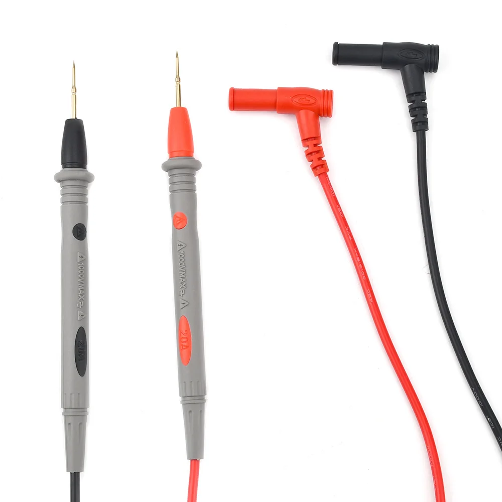 Soft Silicone Multimeter Test Leads Electrical Multimeter Test Kit Replaceable Precision Probe for Digital Multimeter 1000V 20A