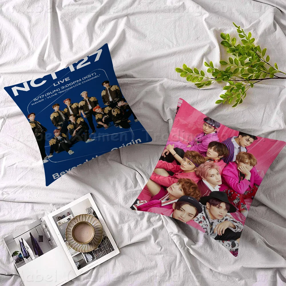 Kpop N-NCT 127 Dream Personalized Pillow Dust Cover Bedroom Kids Party Decoration Pillowcase Birthday Children Gift