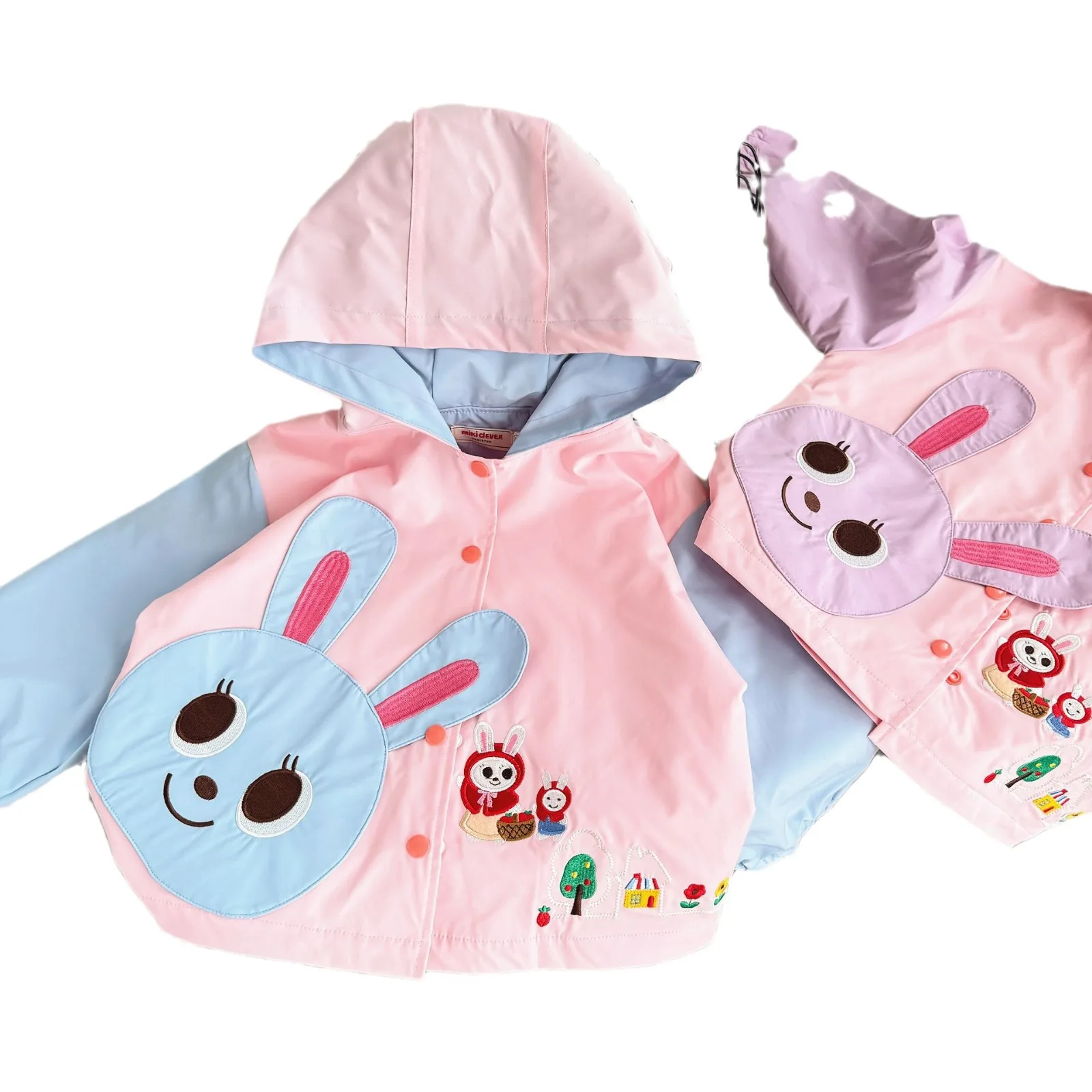 

Japanese 25 Autumn New Product Promotion Cotton Four Seasons Leisure Cute Cartoon Three Dimensional Little Rabbit Windbreaker