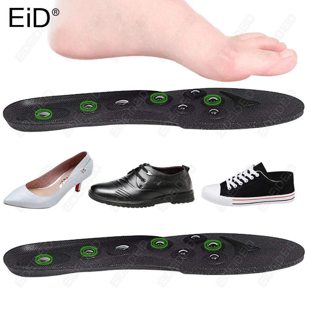 

1/2 Pairs 18 magnets Unisex Magnetic Therapy Massage Insoles Foot Acupressure Shoe Pads Therapy Slimming Insoles for Weight Loss