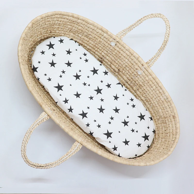 82x41 cm Katoenen Baby Ingericht Wieg Laken Zacht Ademend Pasgeboren Matrashoes 32x16 inch Aankleedkussen Cover voor Jongen Meisje