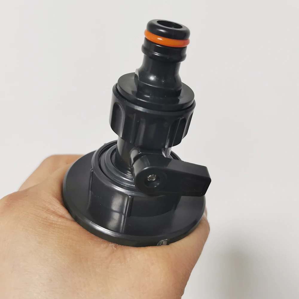 

Адаптер резервуара для воды IBC Медный клапан Соединение водопроводной трубы Быстро вставляет соску Принадлежности для орошения Установка Водонагреватель