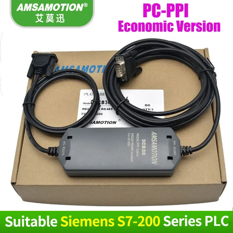 Imagem -02 - Amsammotion-cabo de Programação Plc Pc-ppi e Adaptador para Siemens Download Line Suporte 187.5kbps S7200 6es79013cb300xa0 Win7 e xp