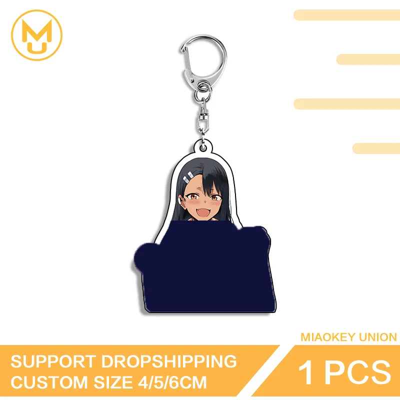 Nagatoro Hayase Military Key Chains Advance Guard Premium Handbags Wallets Props Creative Personality Amusing Accessories