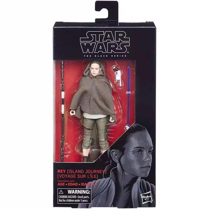 

Оригинальный Hasbro Star Wars The Black Series REY (ISLAND JOURNEY (VOYAGE SUR LILE) Аниме Фигурка Коллекция игрушек Модель