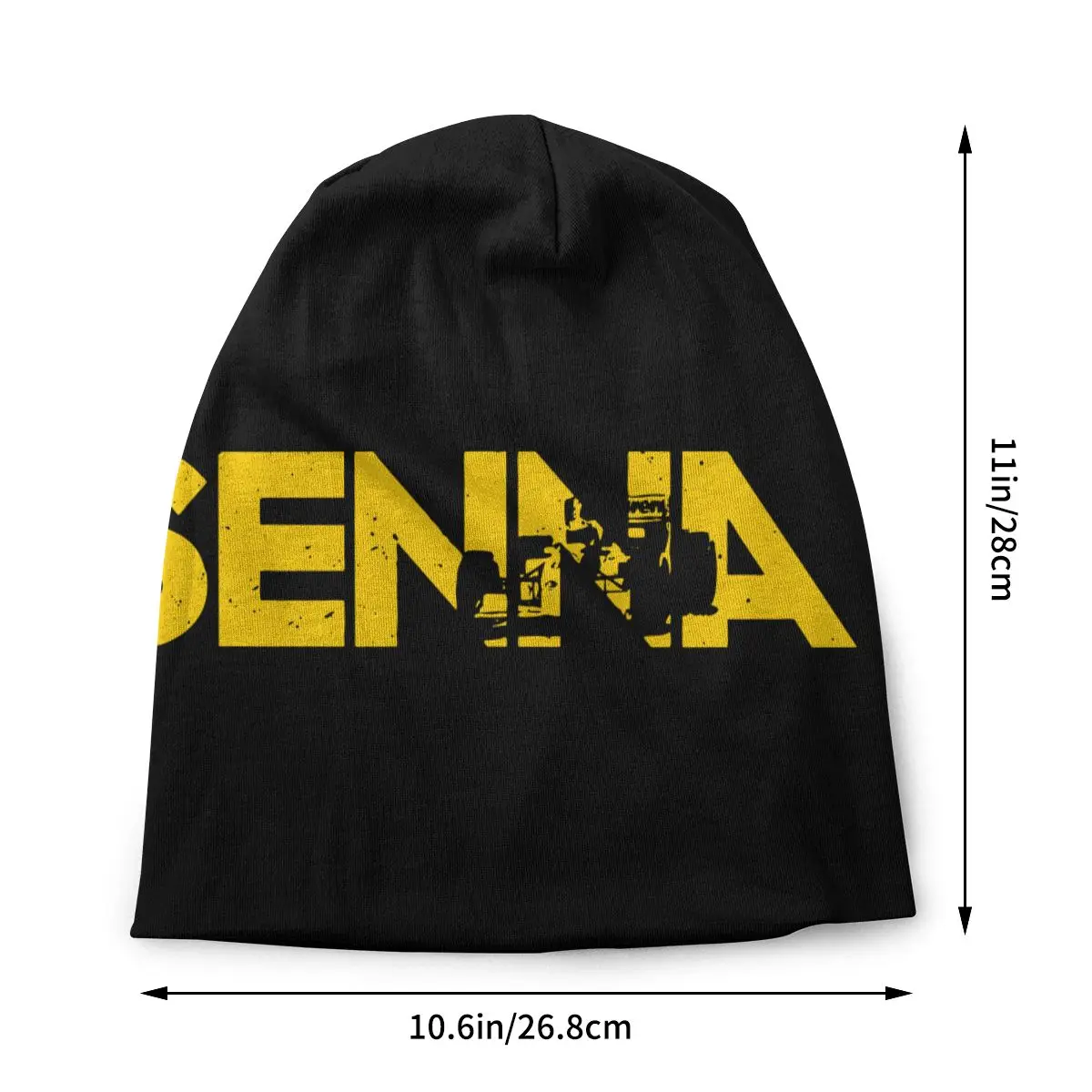 Ayrton Senna Bonnet Hat Knit Hat Goth Autumn Winter Ski Skullies Beanies Hats Unisex Adult Warm Head Wrap Cap