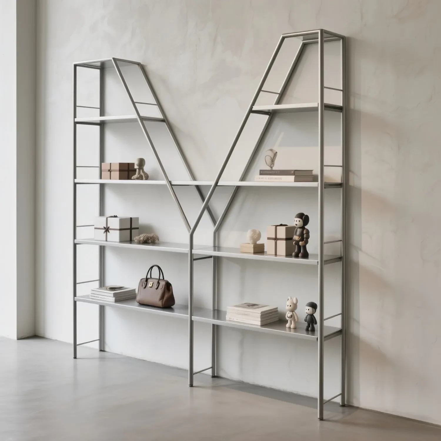 Product Figure Display Stand Sample Display Cabinet Shelf Multi-layer Shelf Against the Wall Beauty Salon Nail Art Storage Shelf