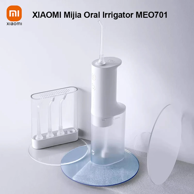 

Original XIAOMI Mijia Oral Irrigator Water Pick Rechargeable Dental Flosser Electric Water Jet Waterpulse for Teeth Cleaning