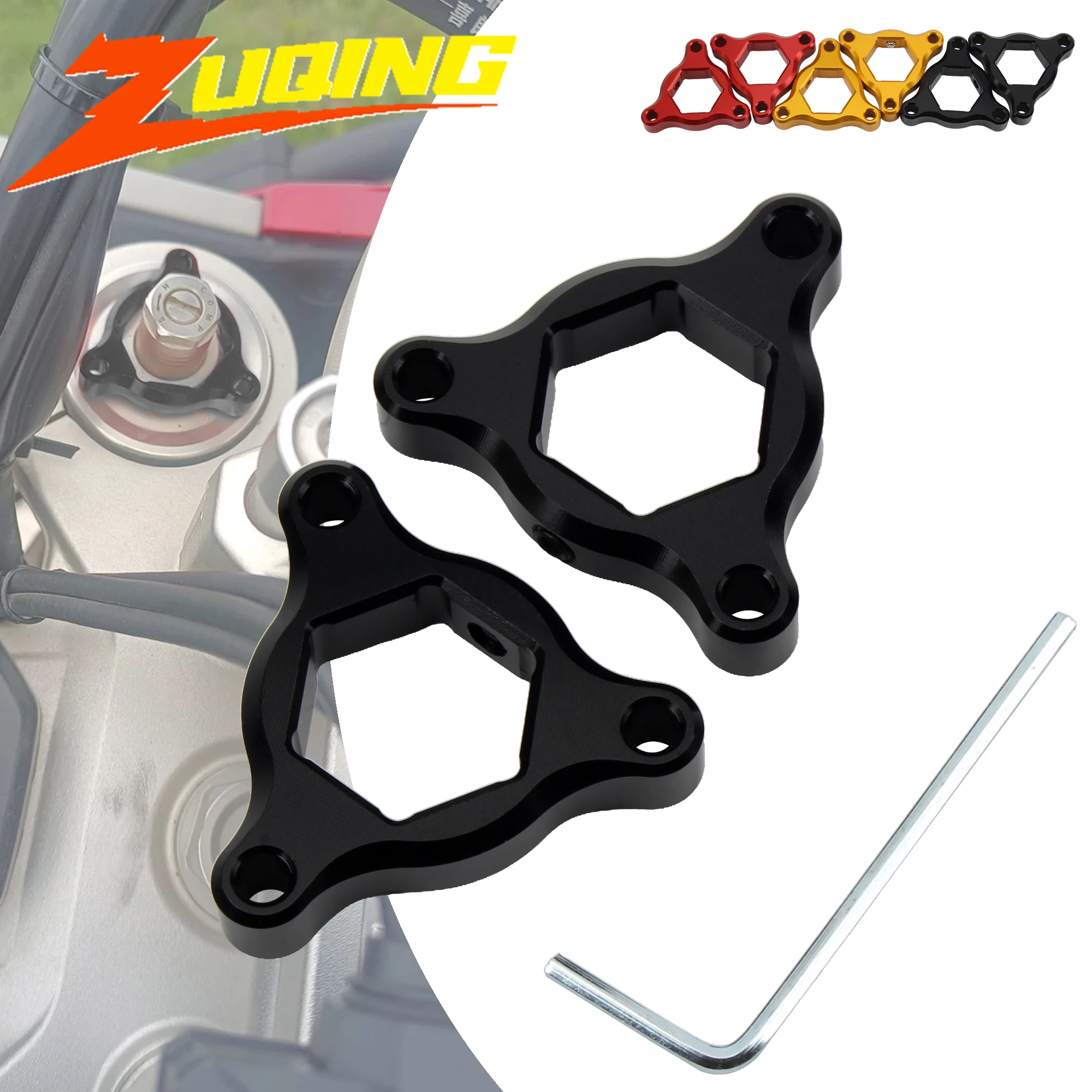 

14MM 17MM Motorcycle CNC Aluminum Inner Suspension Fork Preload Adjusters For Yamaha Suzuki Kawasaki Honda KTM Accessories Refit