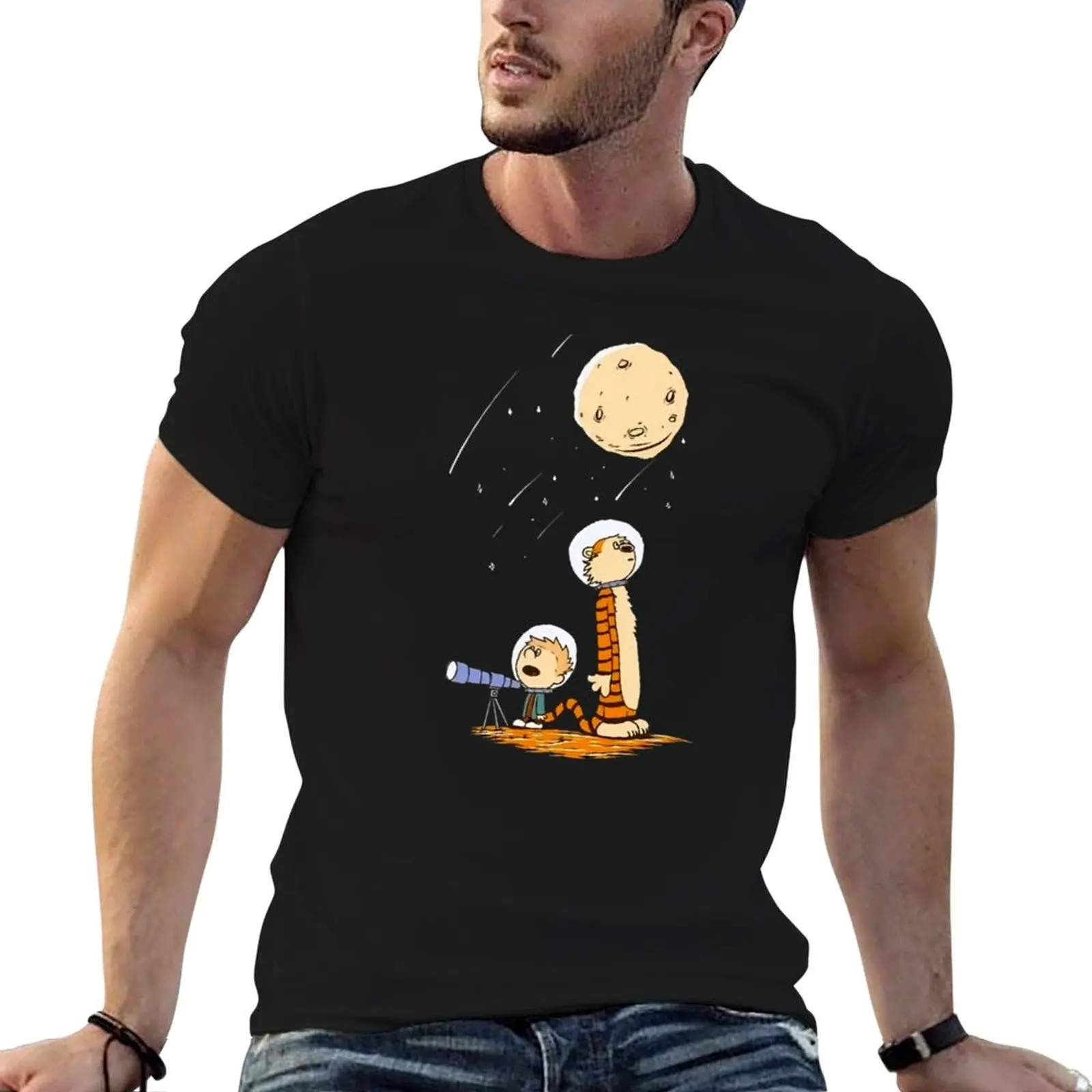 

Calvin And Hobbs Calvin And Hobbs Calvin And Hobbs T-Shirt anime t shirts for man t shirts for man graphic funny T-Shirt