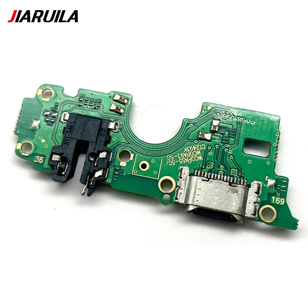 USB Micro Charger Charging Port Dock Connector Microphone Board Flex For Oppo A52 A55 A93S A56 A57 A97 A58 A74 A76 A78 A95 4G