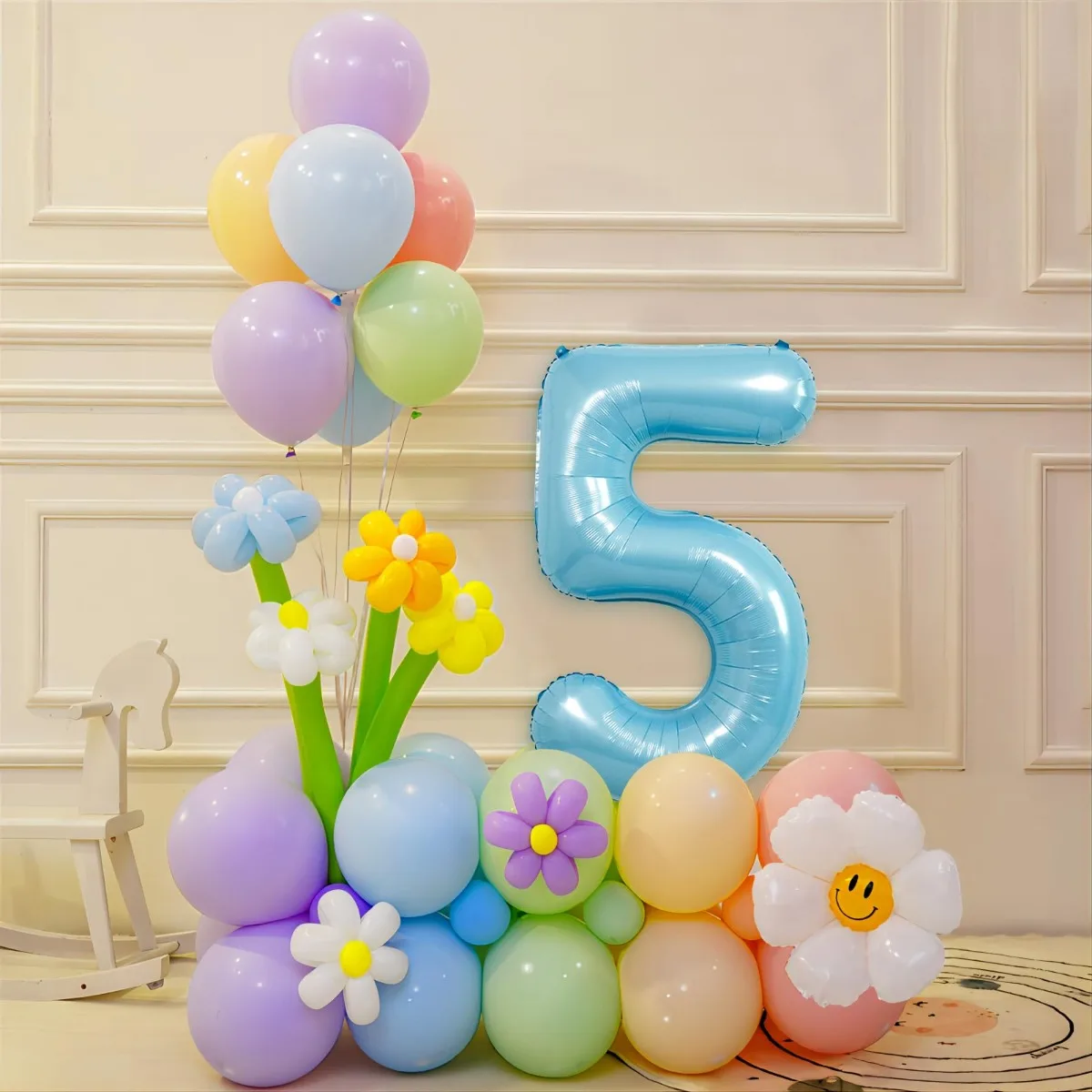 40“ light blue Number Balloons Mylar Foil Pink Number Balloon for  Party Birthday Wedding Decorations Boy Baby Shower Decoration