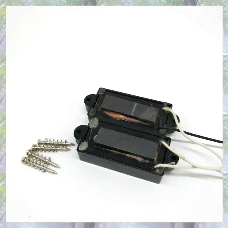 

2X Electric Guitar Pickup Wire Harness PB Bass 4-String Electric Guitar Neck And Bridge Pickups Set