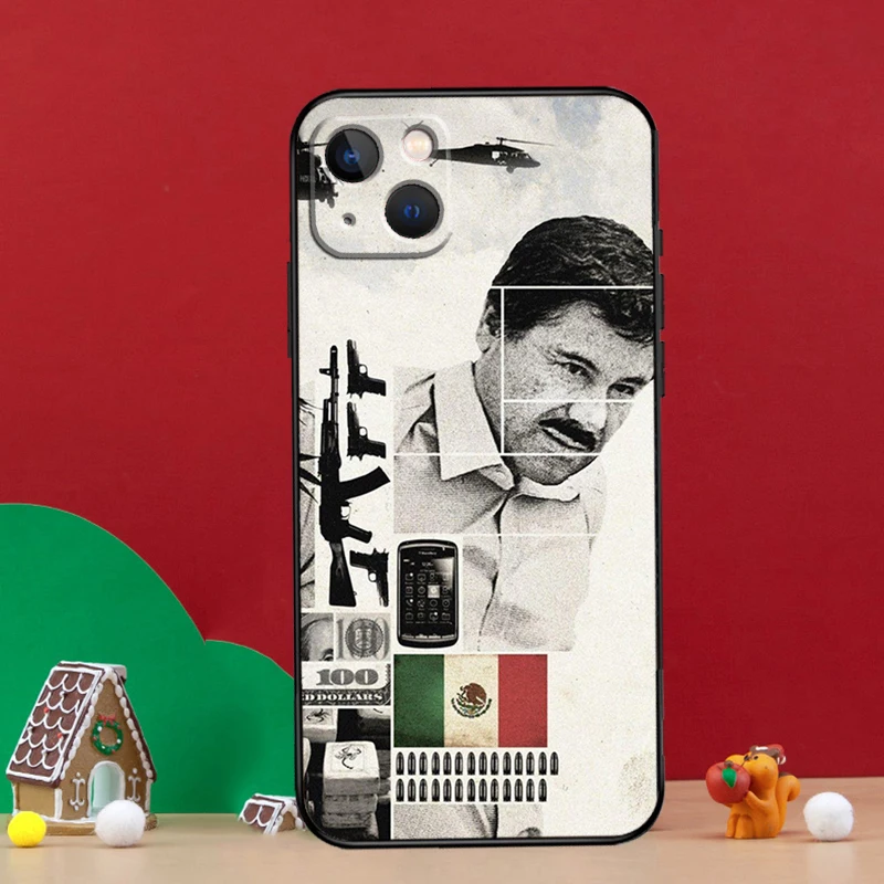 El Chapo Capa For iPhone 15 11 14 Pro Max 12 13 14 Pro Max 7 8 Plus SE2 X XR XS Max 12 13 Mini Phone Case