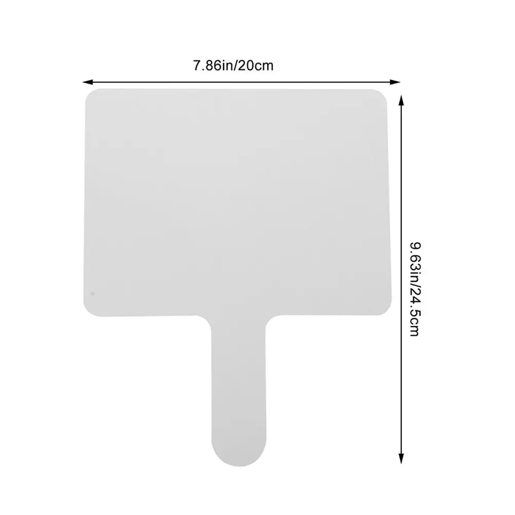 2Pcs Premium Thick Answer Paddle for Students Teachers Lightweight Waterproof Dry Erase Board with Comfortable Handle Rounded