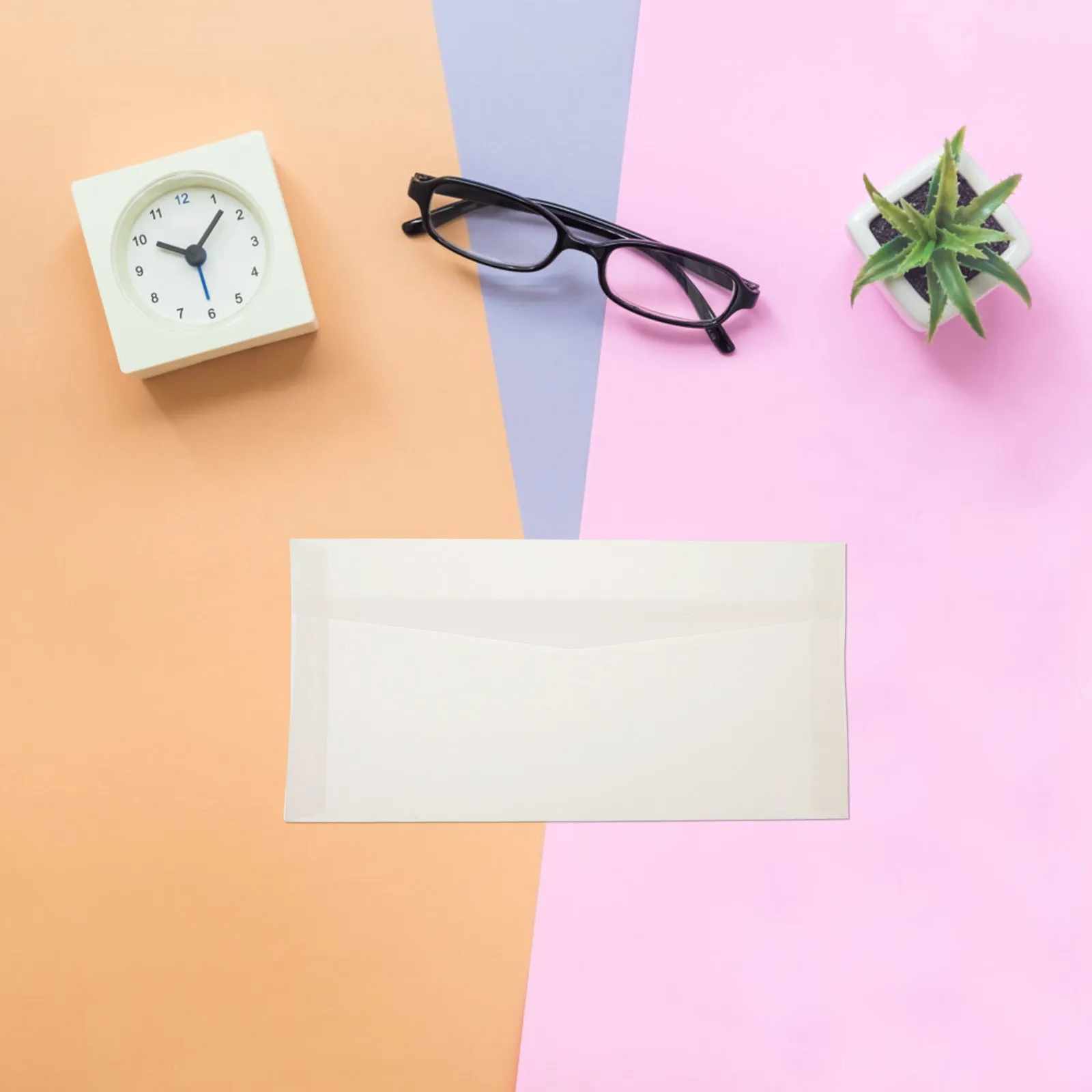 

50Pcs Premium Translucent Invitation Envelopes Vintage Letter Design Wedding Party Cash Money Holder Translucent Envelops