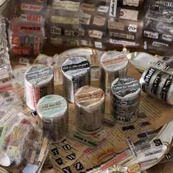 1pcs/1lot Decorative Adhesive tapes time leaves a mark masking tapes Junk Journal Scrapbooking stikcers DIY Paper Japanese