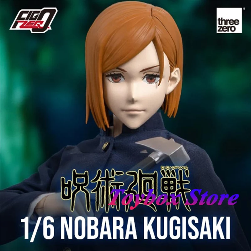 Threezero 3Z03760M0 1/6 Nobara Kugisaki Coffee Hair Girl Action Figure Jujutsu Kaisen Anime Fans Collectible 12