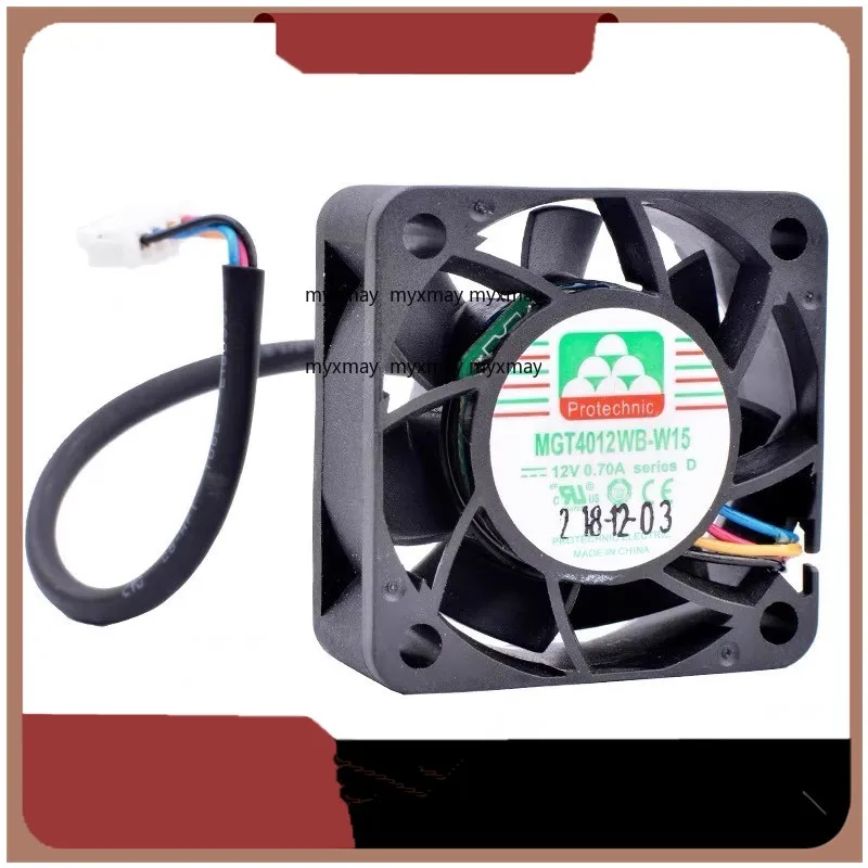 

Original Cooler Fan for MGT4012WB-W15 4cm 4015 12V 0.70A Large Air Volume Violent Cooling Fan 4 Lines 40 * 40 * 15mm