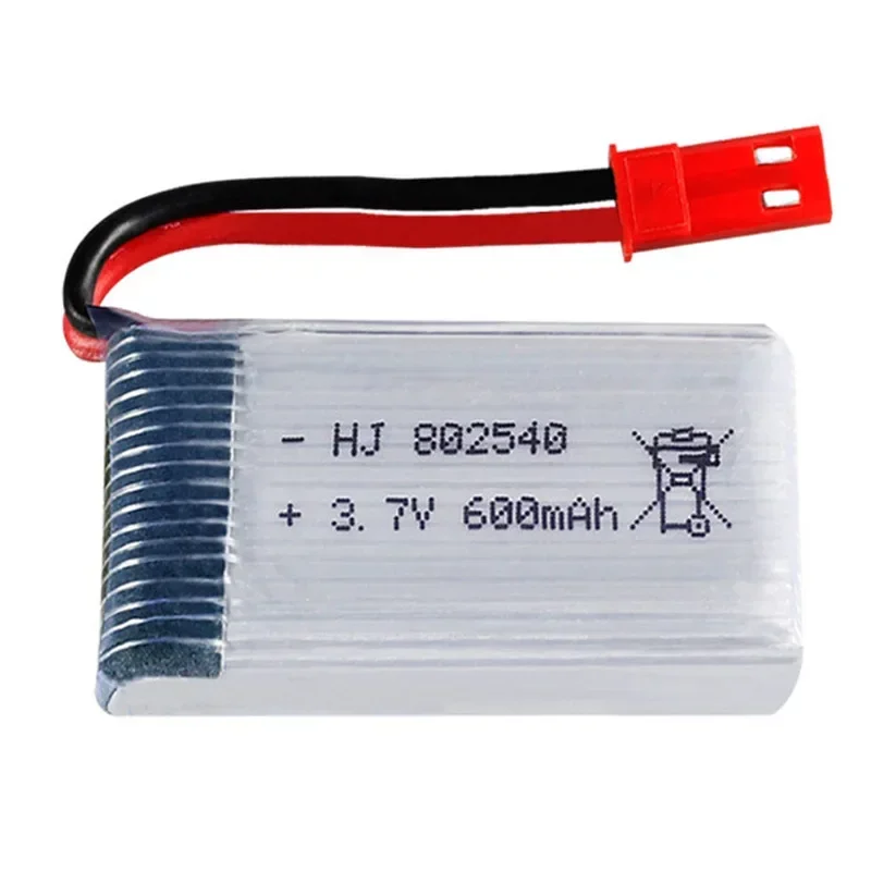 ل SYMA X5C X5C-1 X5 H5C X5SW أجهزة الاستقبال عن بعد قطع الغيار 3.7 فولت بطارية توصيل خارجي جديد جودة عالية 3.7 فولت 600 مللي أمبير 802540 يبو البطارية