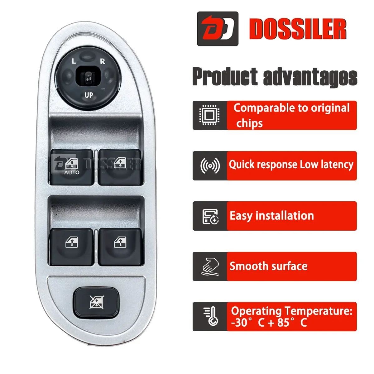 3750310U8160 Dossiler Car Accessories Electric Power Window Control Switch Regulator Button for JAC 3750310U8160 3750130U8010XZ