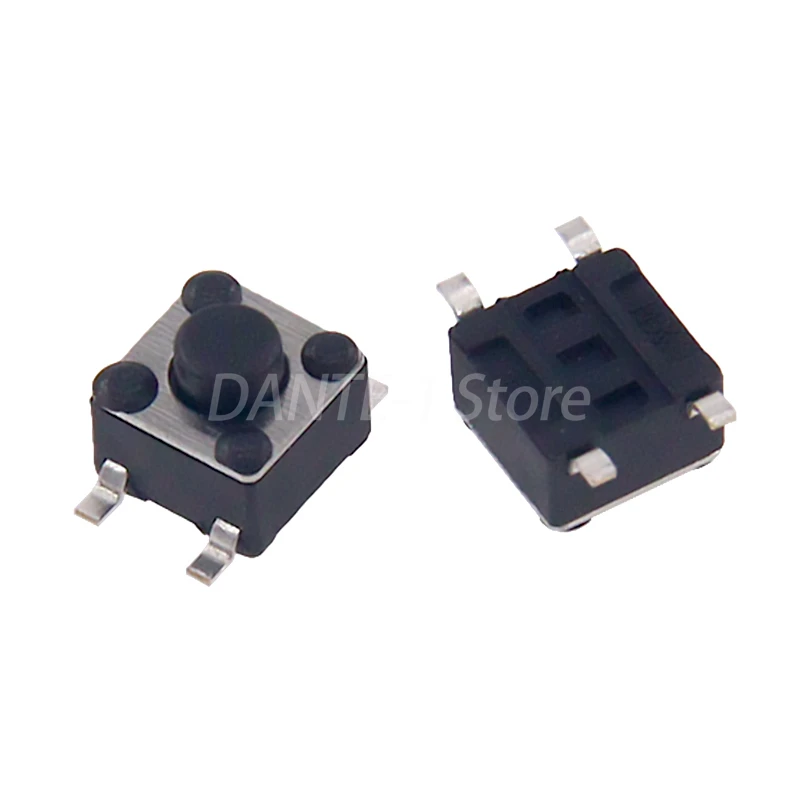 Touch switch 4.5*4.5*3.5-12mm SMD four-leg 4.5x4.5 micro button copper foot button reset