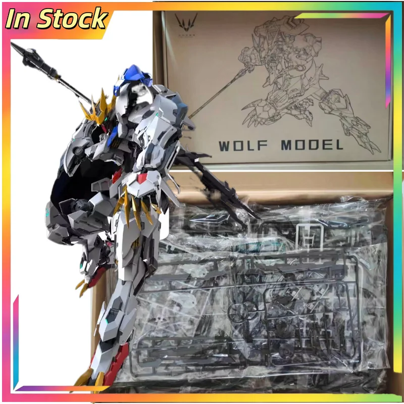 В наличии: Механическая фигурка-конструктор Wolf Technology 1/100 Wolf King из сплава, сборная модель-скелет